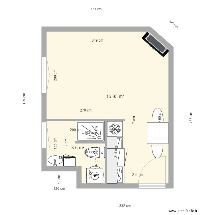 STUDIO 5 T PROJET 2. Plan de 0 pièce et 0 m2