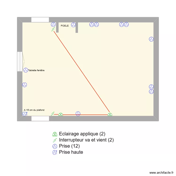 RASSE SALON. Plan de 