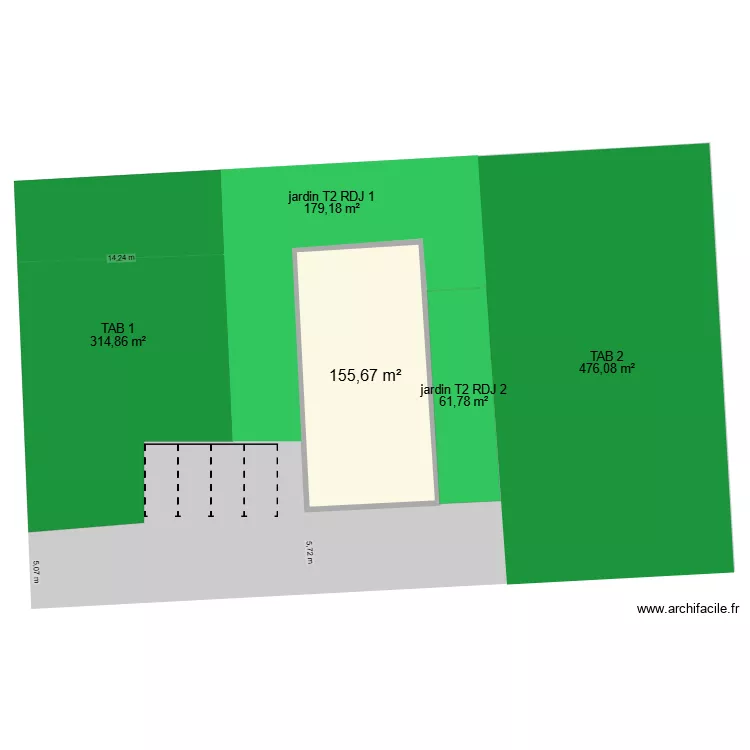 tour de salvagny. Plan de 1 et 156 m² tour de salvagny. Plan de 1 et 156 m²
