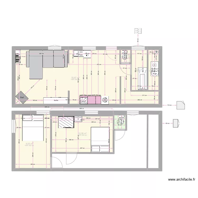 Lisous Canal 2. Plan de 
