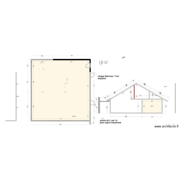 osb plomberie1. Plan de 2 pièces et 114 m2