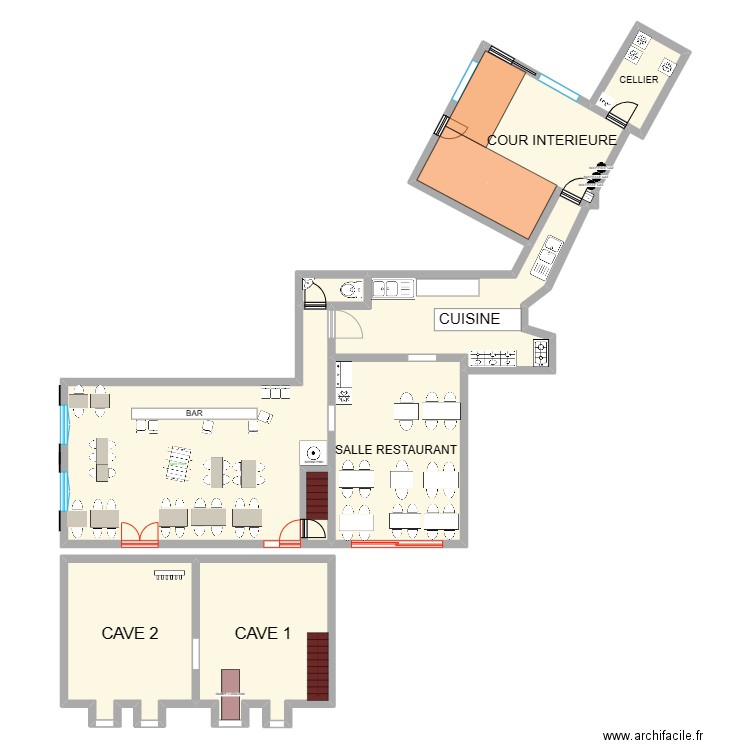 LE BIEN ETRE. Plan de 8 pièces et 215 m2