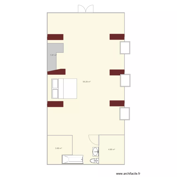 suite parentale. Plan de 