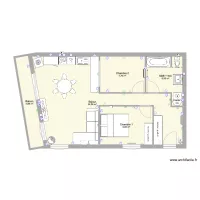 Appartement &agrave; r&eacute;nover Plan C