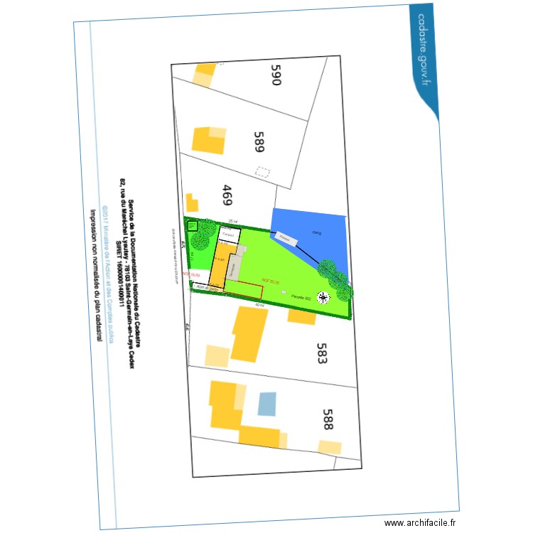 lidy plan 3D excistant. Plan de 2 pièces et 58 m2