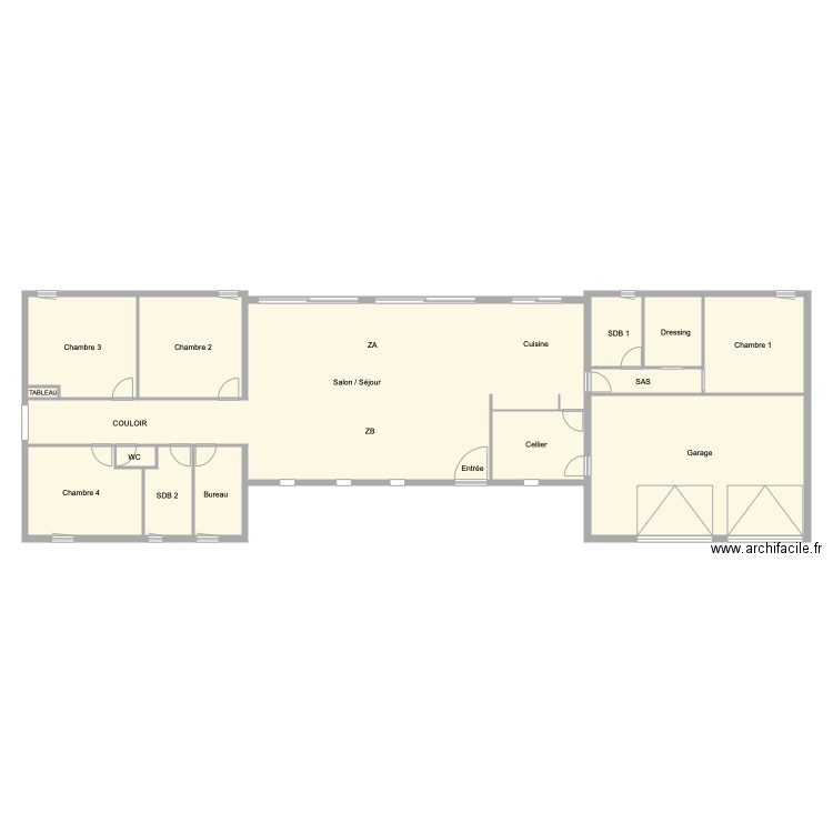 TBE. Plan de 0 pièce et 0 m2