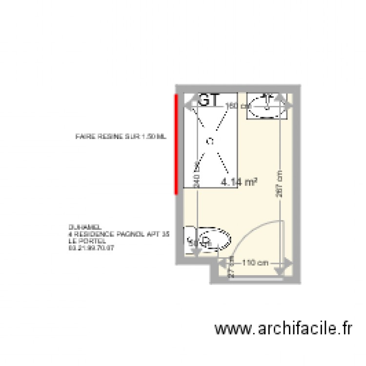 DUHAMEL . Plan de 0 pièce et 0 m2