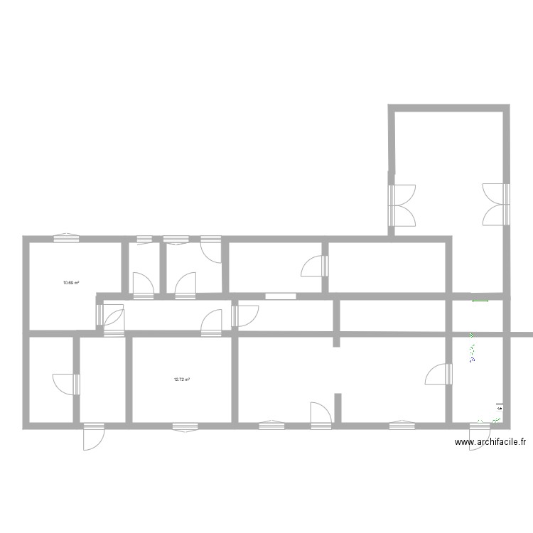 Maison Mourcourt. Plan de 0 pièce et 0 m2