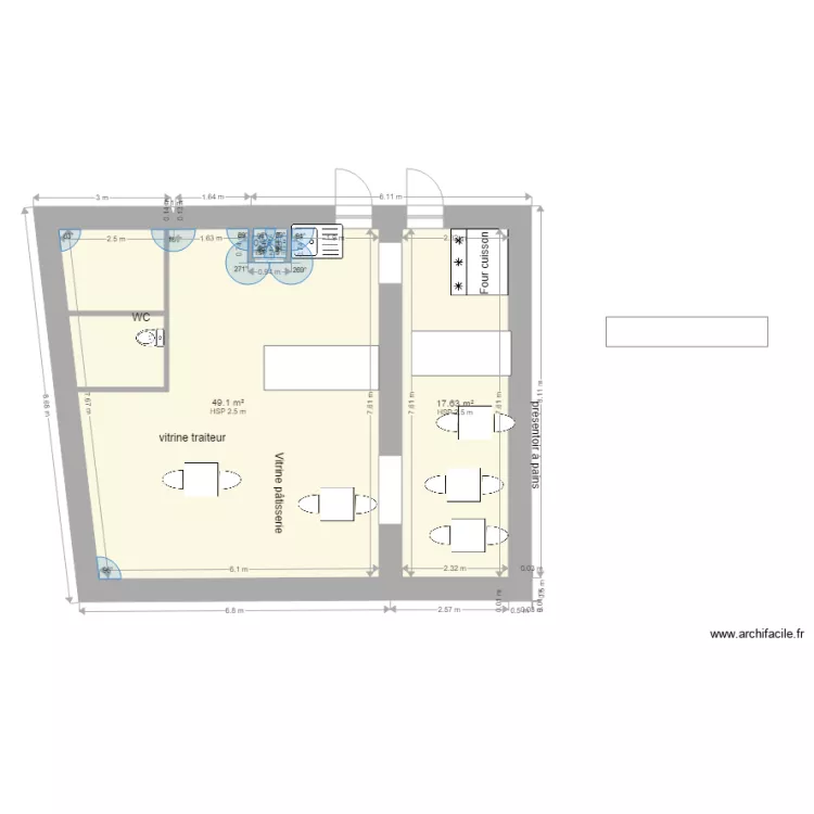 REFECTION COEUR DU PAIN extention . Plan de REFECTION COEUR DU PAIN extention . Plan de