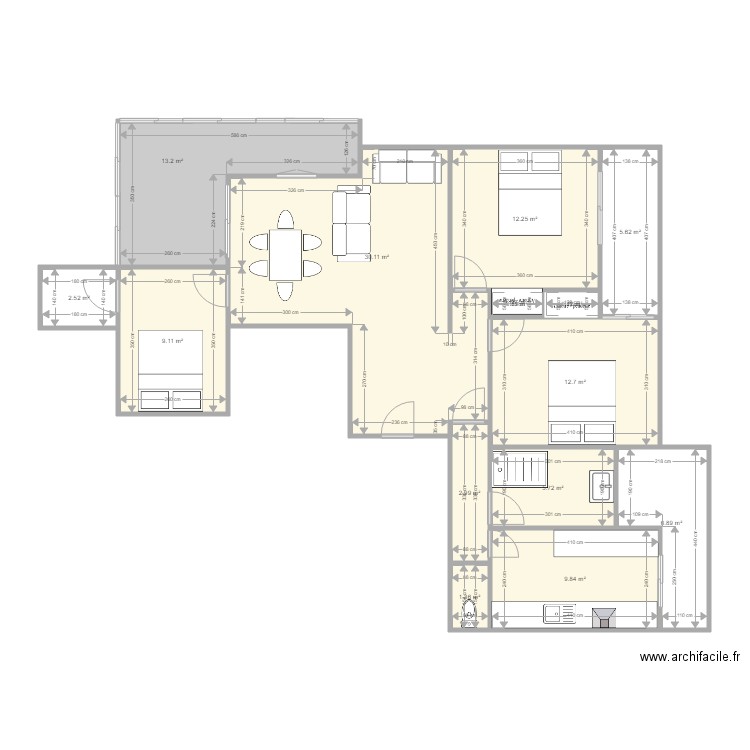 Plan F4 Grd Armée. Plan de 0 pièce et 0 m2