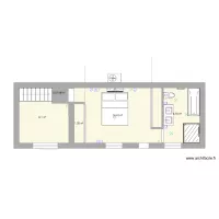 Plan maison &eacute;tage surface totale