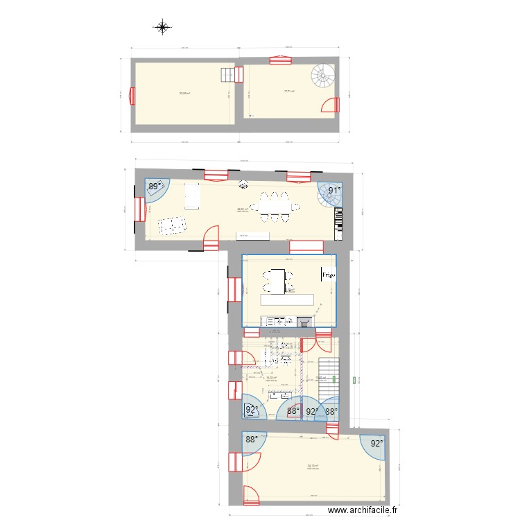 MAISON RANCHAL PROJET JF2. Plan de 0 pièce et 0 m2