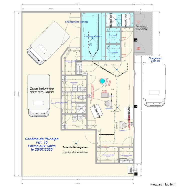 Ferme aux cerfs 010. Plan de 0 pièce et 0 m2