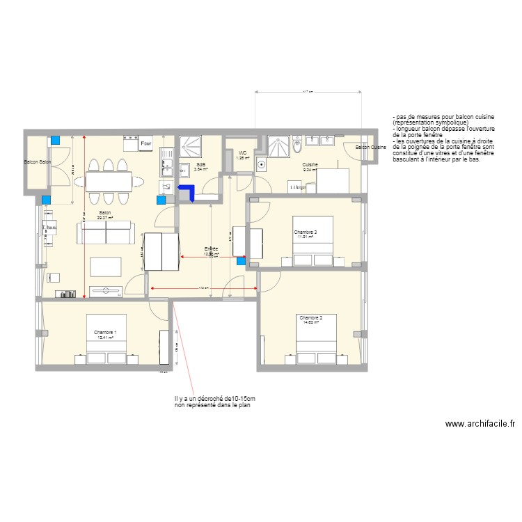 Place Baille mobilier. Plan de 0 pièce et 0 m2