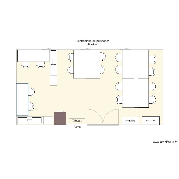 Electronique de puissance. Plan de 0 pièce et 0 m2