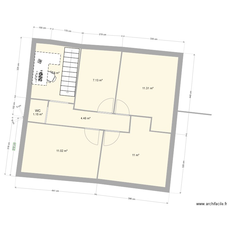 maison2. Plan de 0 pièce et 0 m2