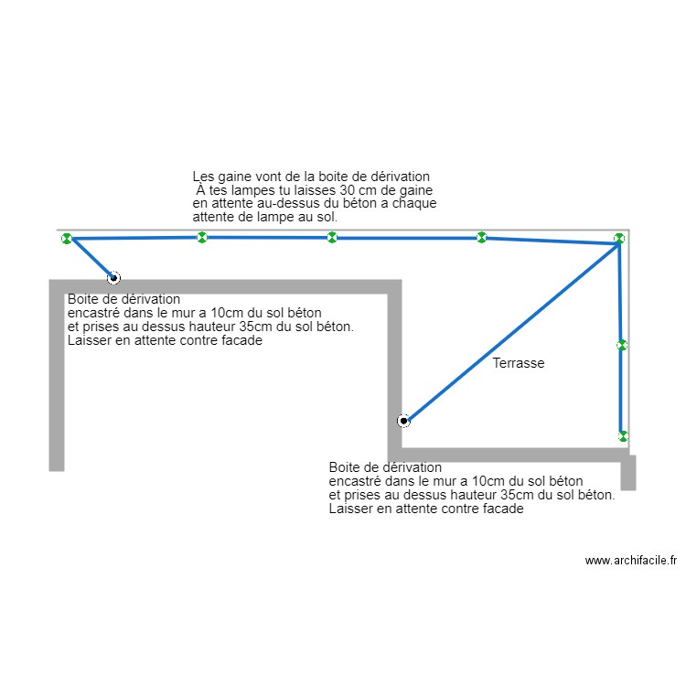 ro terrasse. Plan de 0 pièce et 0 m2