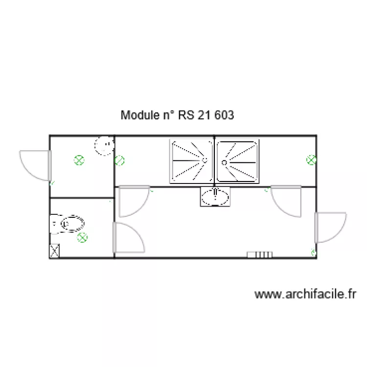 Module n RS 21 603 . Plan de 
