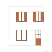 Plan fa&ccedil;ade apr&egrave;s Cadours devant