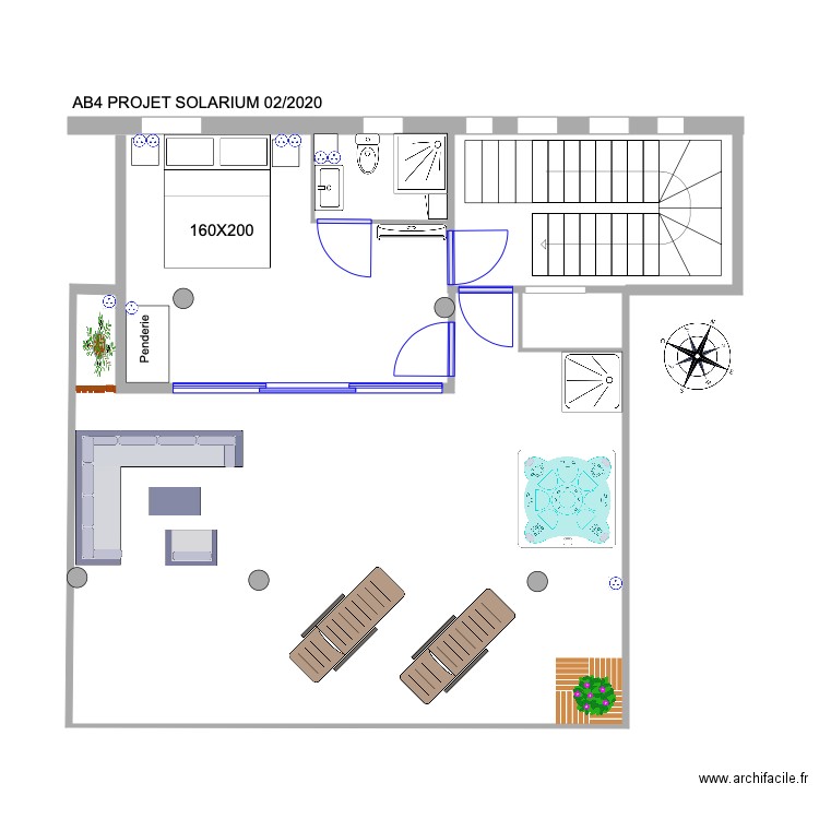 AB4 Projet Solarium 02 2020. Plan de 0 pièce et 0 m2