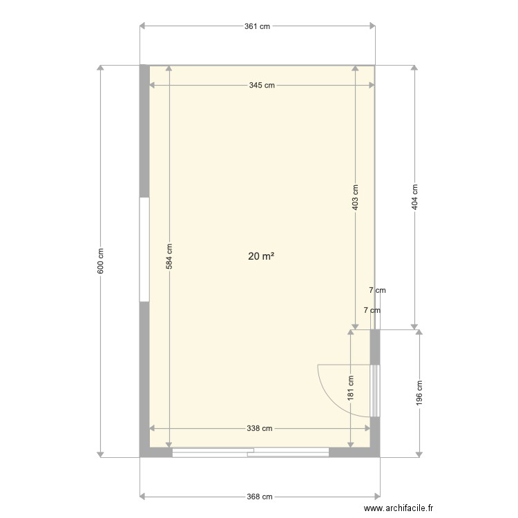 20210201 Projet DUPOND. Plan de 0 pièce et 0 m2