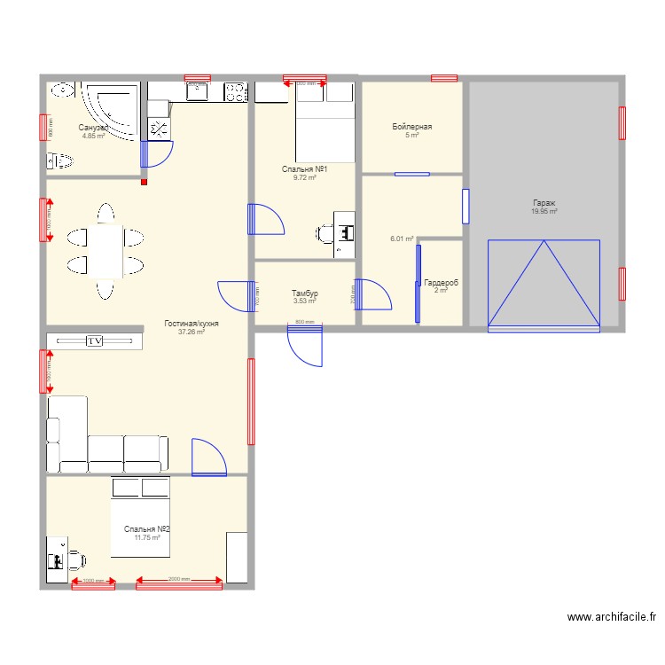  82. Plan de 0 pièce et 0 m2