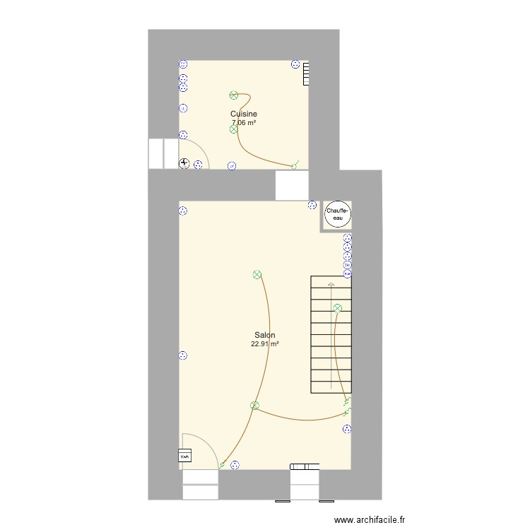 Le Rozel RDC sans meuble. Plan de 0 pièce et 0 m2