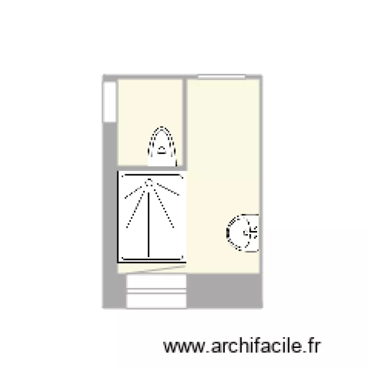 Salle de bain 3. Plan de 