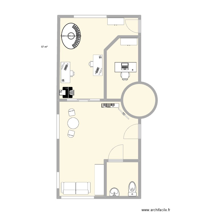 18 Chauvet. Plan de 0 pièce et 0 m2