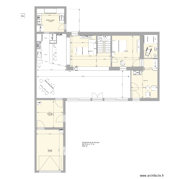 Talon projet janvier 2019 . Plan de 0 pièce et 0 m2