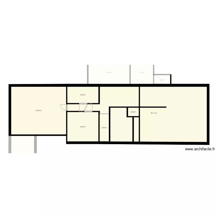 Maison. Plan de 