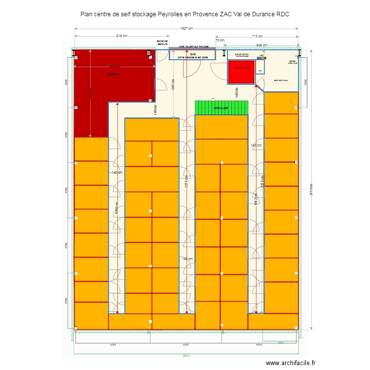 RDC Peyrolles 2021 secu incendie. Plan de 0 pièce et 0 m2