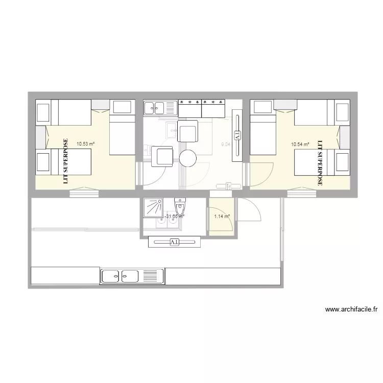 Aubervilliers. Plan de 