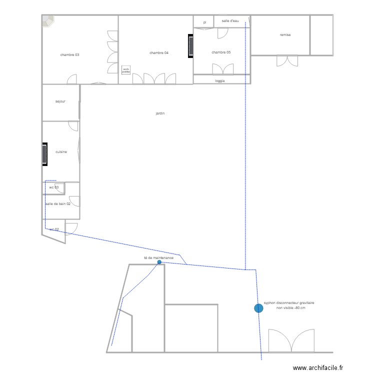 indivision rolland ass. Plan de 14 pièces et 108 m2