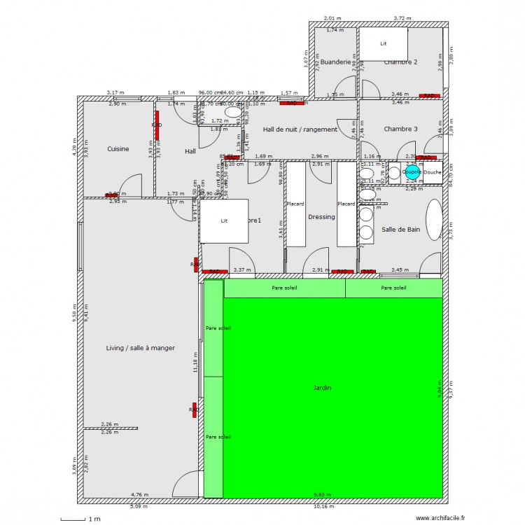 B INESU. Plan de 0 pièce et 0 m2