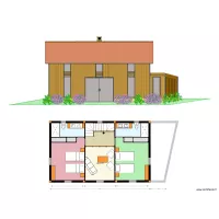 Hangar Etage et face EST