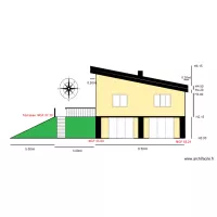 Facade OUEST                          villenauxe la petite