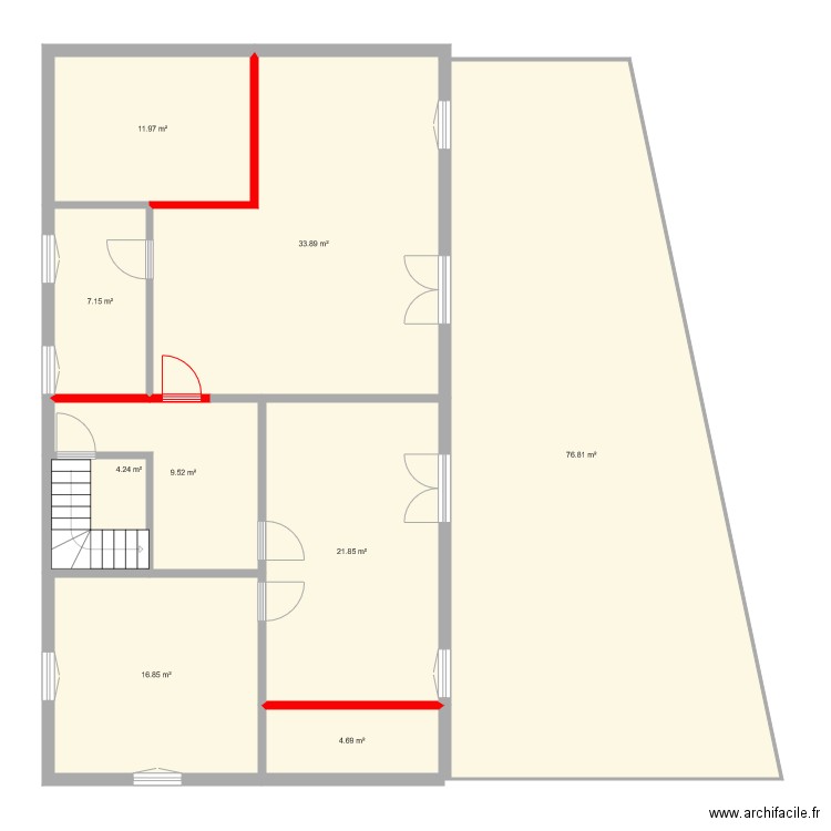 Courchapoix Principale 26 rez 2. Plan de 0 pièce et 0 m2