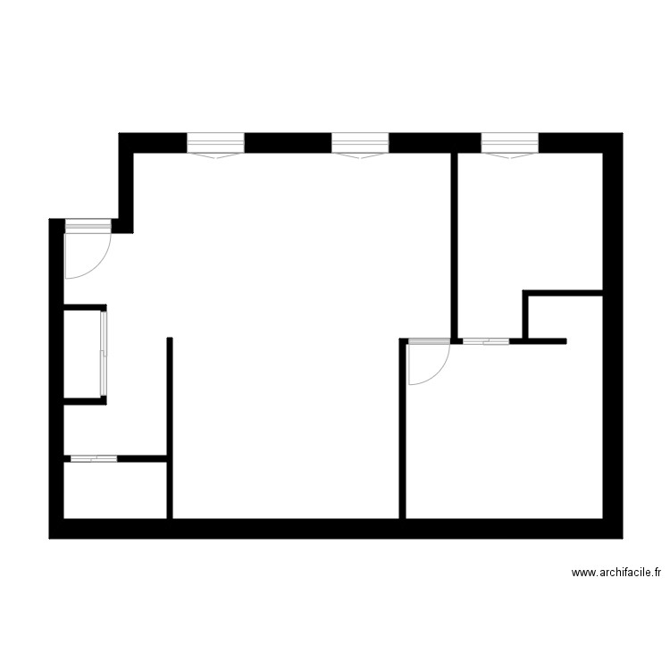 GEDIMAT COLLOT. Plan de 5 pièces et 58 m2