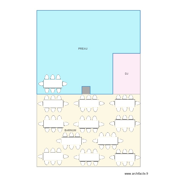 Cécile & Clément. Plan de 4 pièces et 151 m2