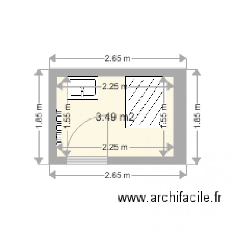 plan PANARISI sdb projet. Plan de 0 pièce et 0 m2