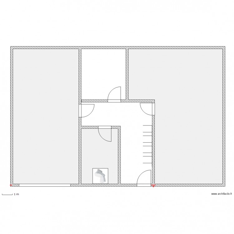 Maison Benoît. Plan de 0 pièce et 0 m2