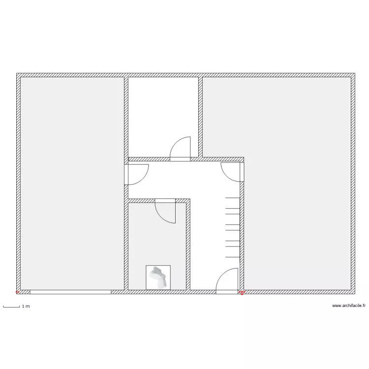 Maison Beno&icirc;t. Plan de 