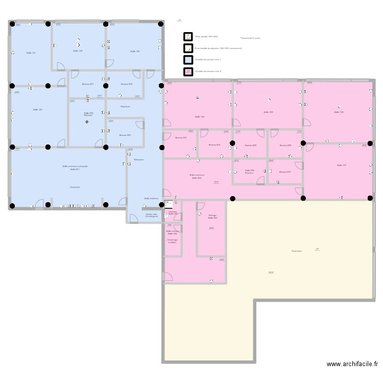 Aird 3.0 Électrique (7200pc). Plan de 30 pièces et 925 m2