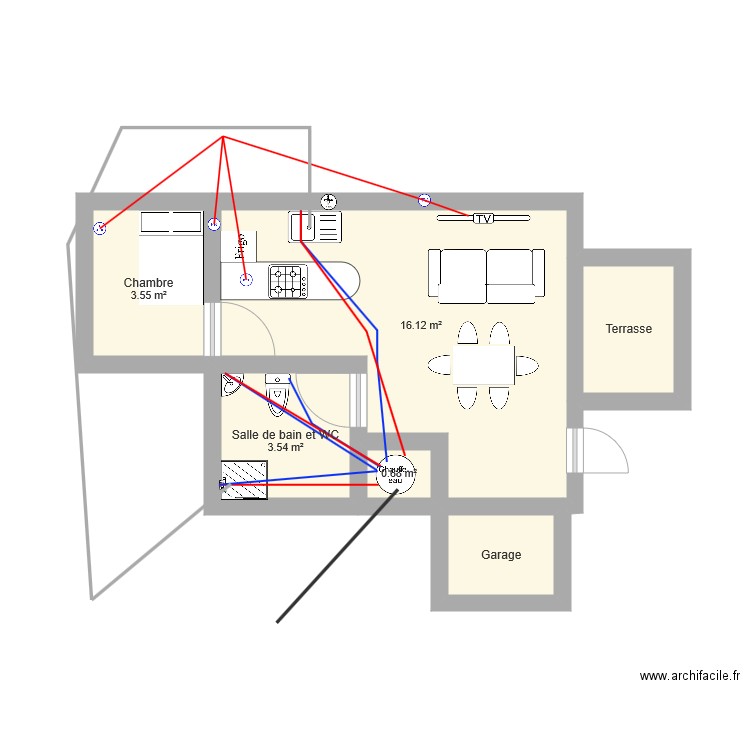 cabane. Plan de 0 pièce et 0 m2