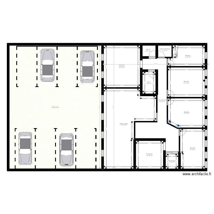 78 VIROFLAY 197 Leclerc Projet V ArL 03082022 . Plan de 13 pièces et 355 m2