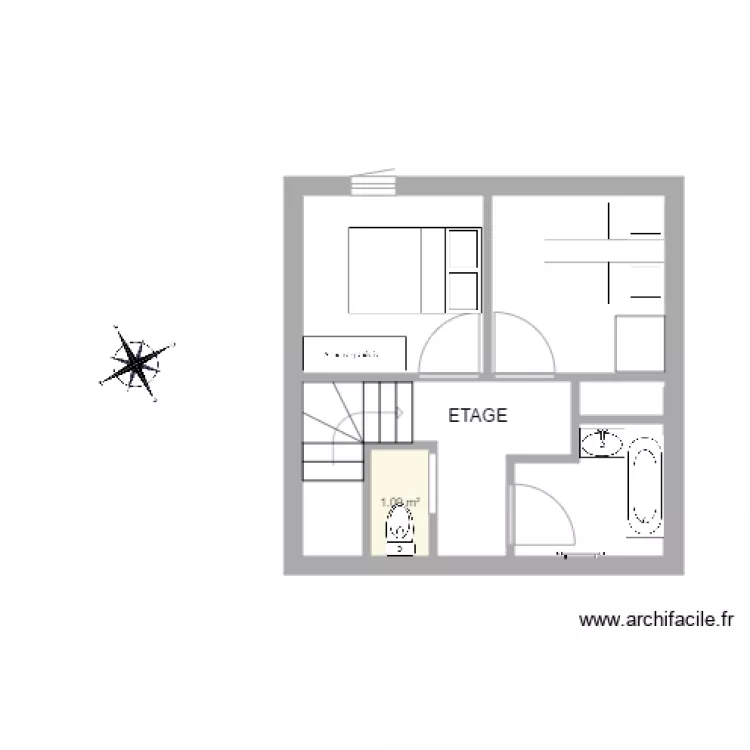 Appartement Sorbiers CV2. Plan de 
