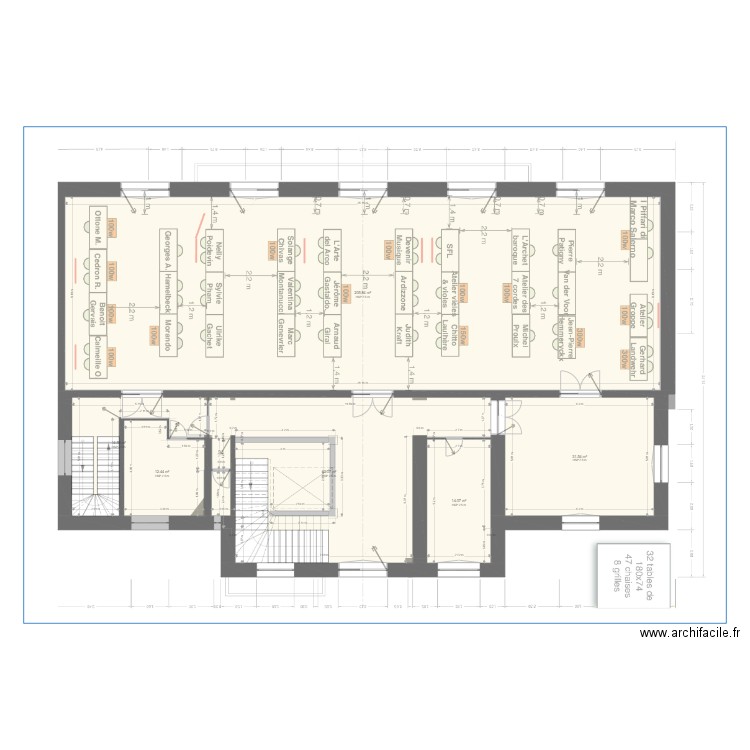 Darien. Plan de 0 pièce et 0 m2