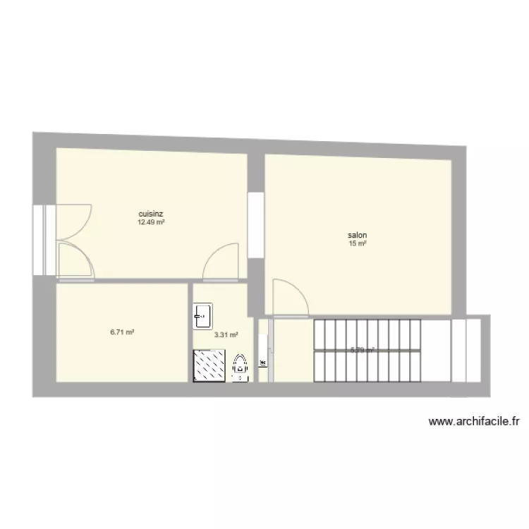 Anatole France 3ème étage. Plan de Anatole France 3ème étage. Plan de