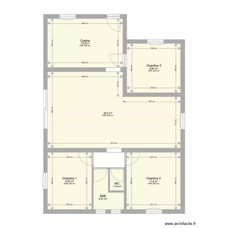 RP CHATEAUBERNARD. Plan de RP CHATEAUBERNARD. Plan de